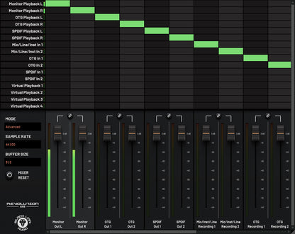 Black Lion Audio Revolution 6x6 Word Clock, DAC, ADC, OTG - 6-in / 6-out USB Audio Interface