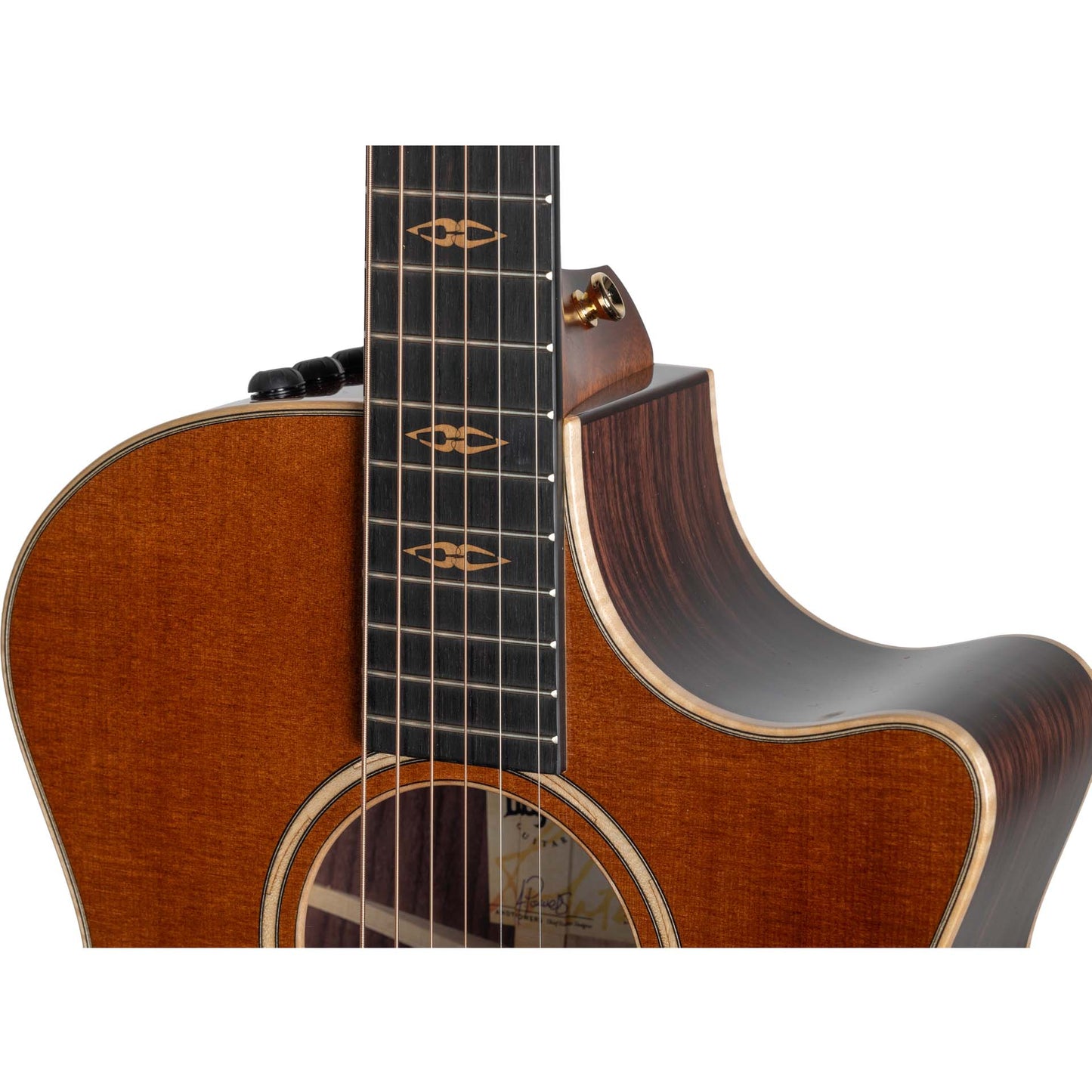 Taylor C414ce B4043 2024 NAMM Custom Acoustic Electric Guitar, Wild Honey Burst