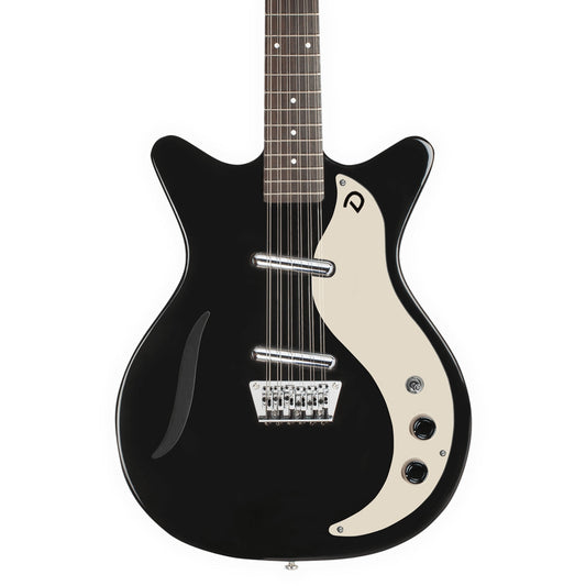 Danelectro ‘59 Vintage 12-String Semi Hollow Electric Guitar in Black