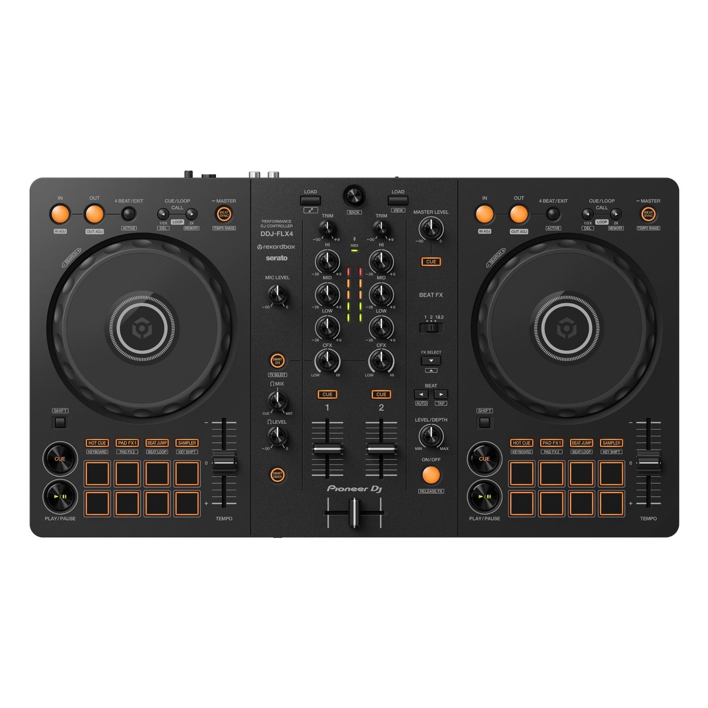 Pioneer DDJ-FLX4 2-Channel DJ Controller for Rekordbox & Serato DJ Lite