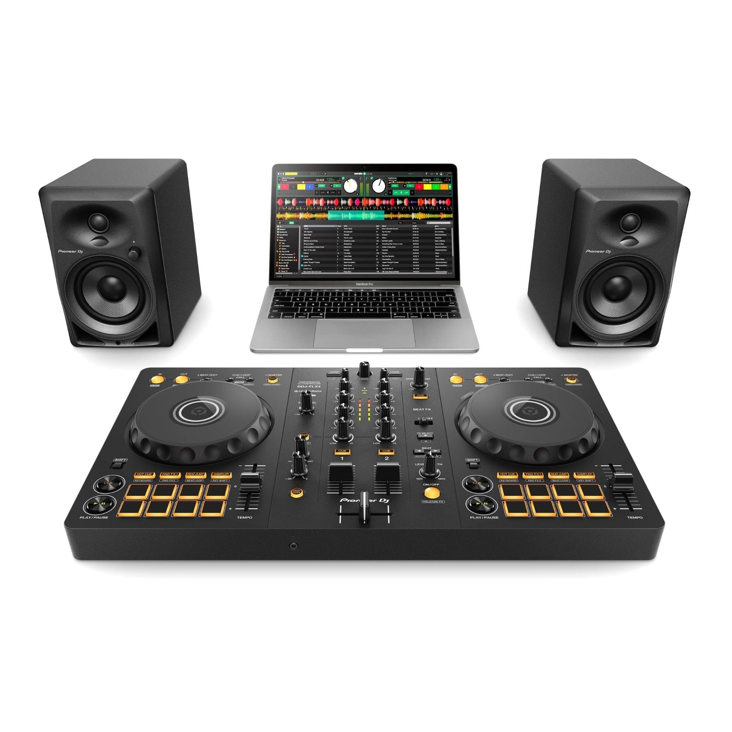 Pioneer DDJ-FLX4 2-Channel DJ Controller for Rekordbox & Serato DJ Lite