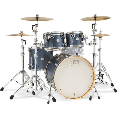Drum Workshop Design Series 4-Piece Shell Kit - Blue Slate