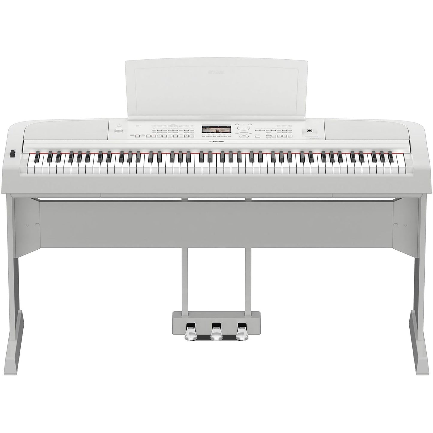 Yamaha DGX670WH 88-Key, Portable Grand Piano - White