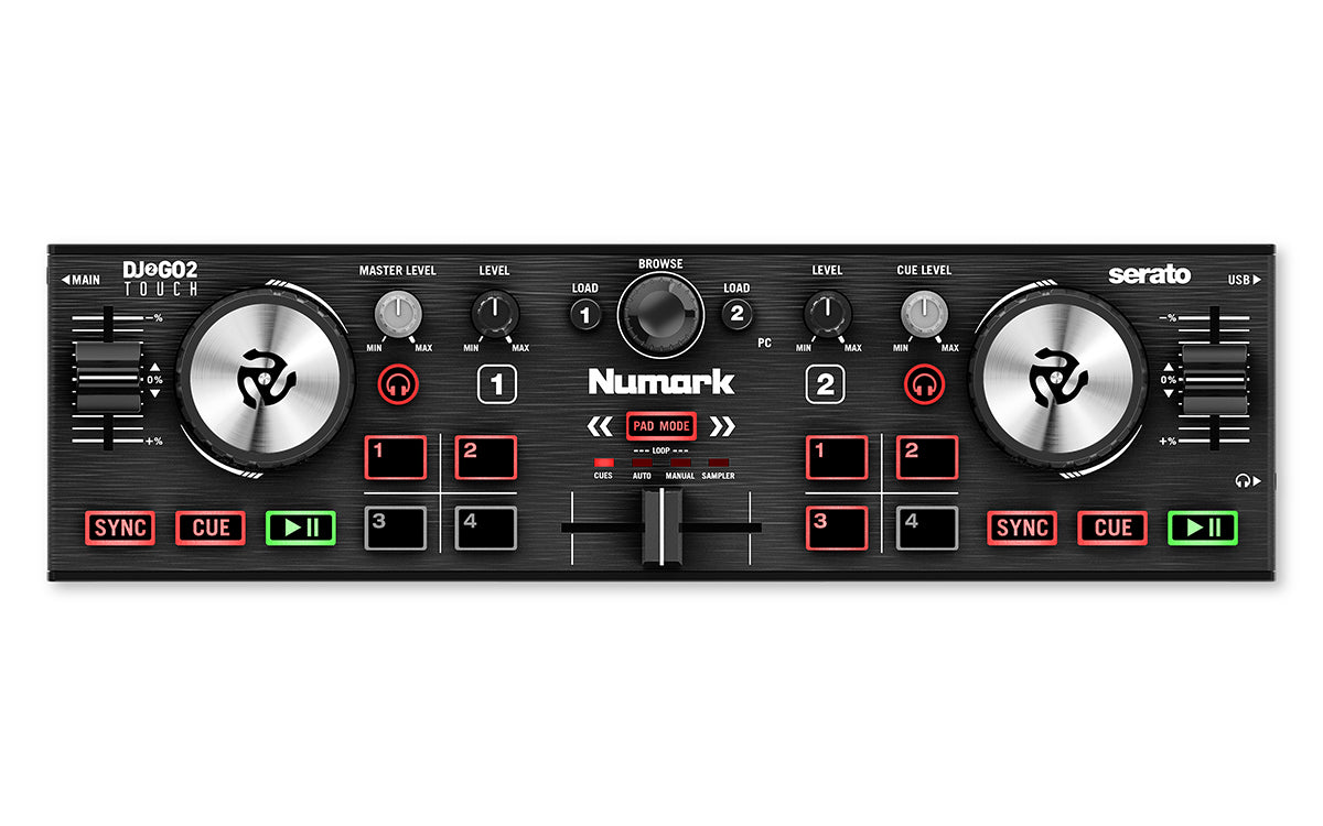 Numark DJ2GO2 Touch Pocket DJ Controller