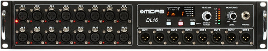 Midas Venice DL16 16-Input, 8-Output Stage Box