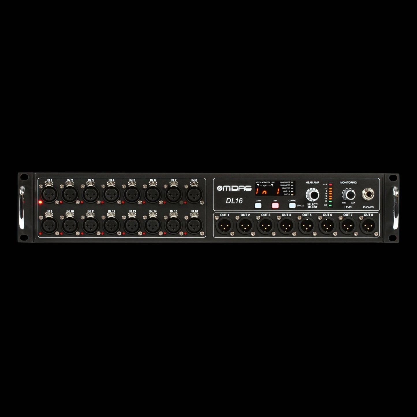 Midas Venice DL16 16-Input, 8-Output Stage Box