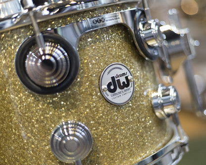 Drum Workshop Collectors Series 4 Piece Cherry Shell Kit in Gold Glass (DRC14PC056)