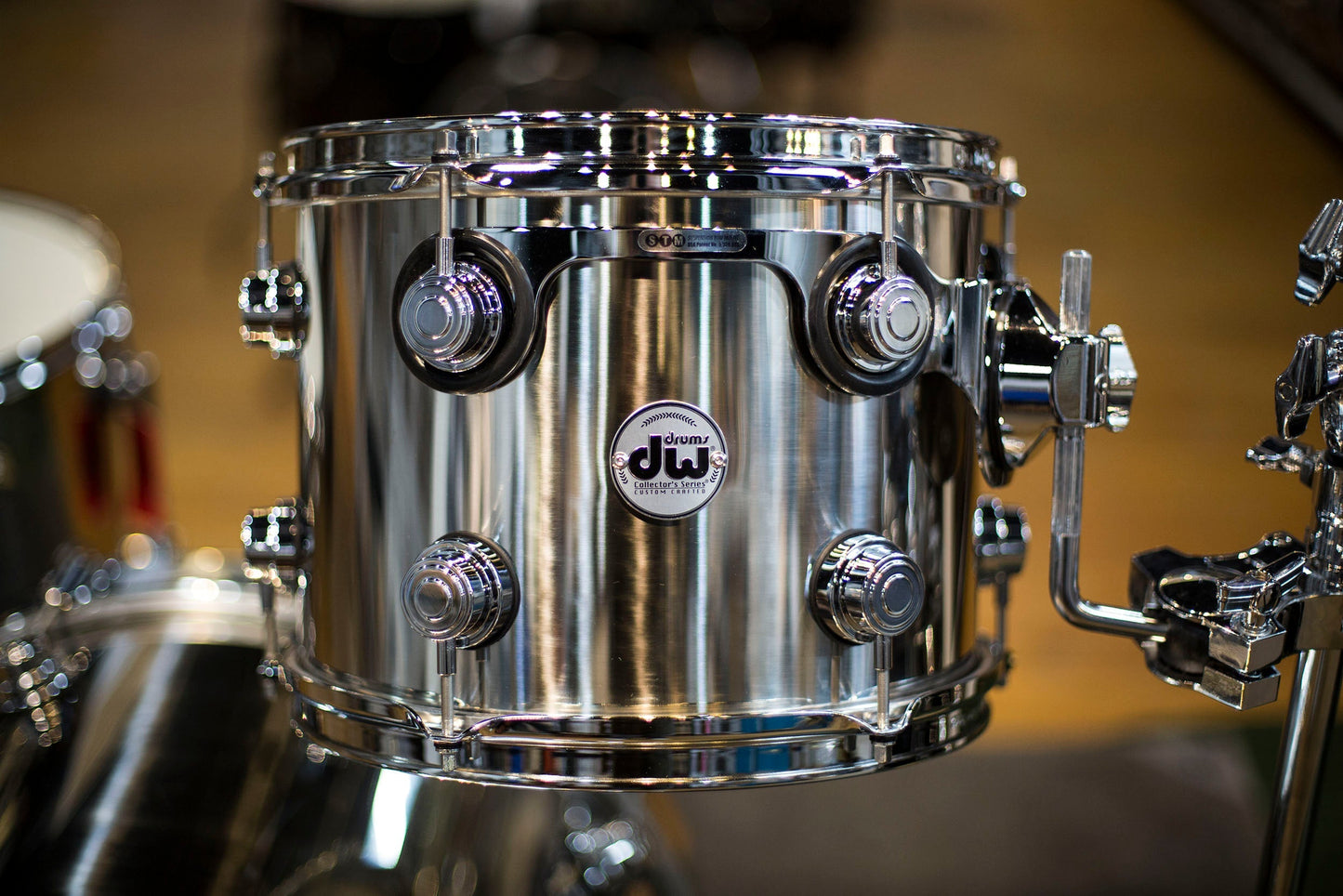 Drum Workshop DRVL223PCSS Collectors Series 3pc Stainless Steel Shell Kit (DRVL223PCSS)