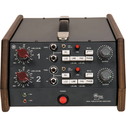 Heritage Audio DTT-73 Dual Tabletop Microphone Preamp