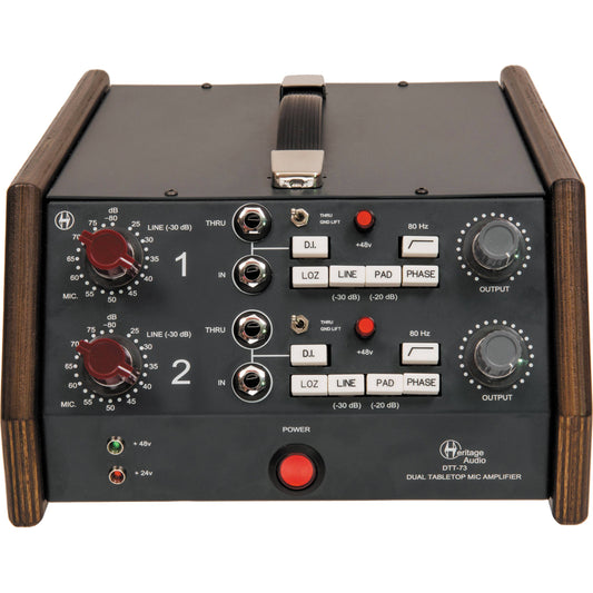 Heritage Audio DTT-73 Dual Tabletop Microphone Preamp