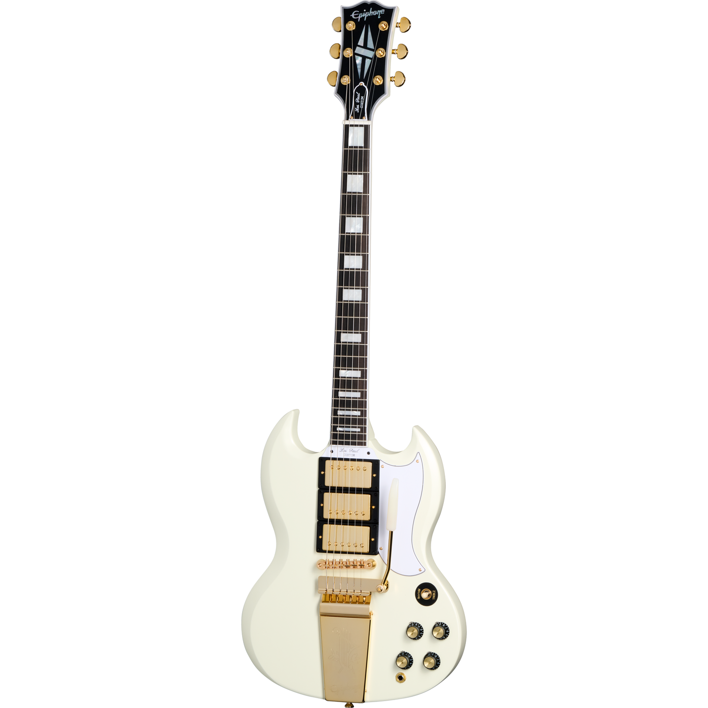 Epiphone 1963 Les Paul SG Custom with Maestro Vibrola - Classic White