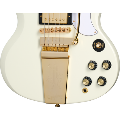 Epiphone 1963 Les Paul SG Custom with Maestro Vibrola - Classic White