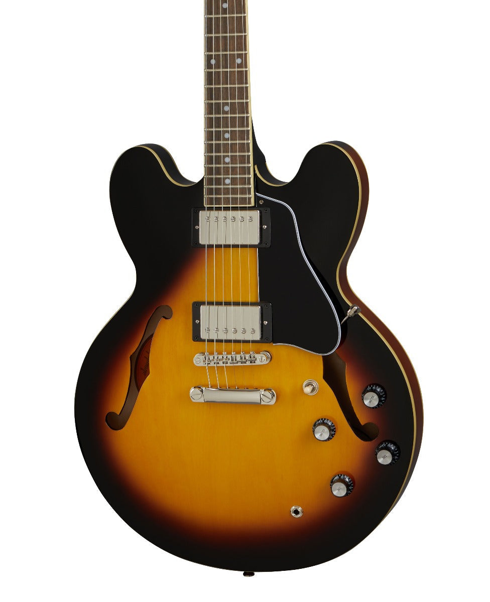 Epiphone ES-335 Semi Hollow Electric Guitar, Vintage Sunburst