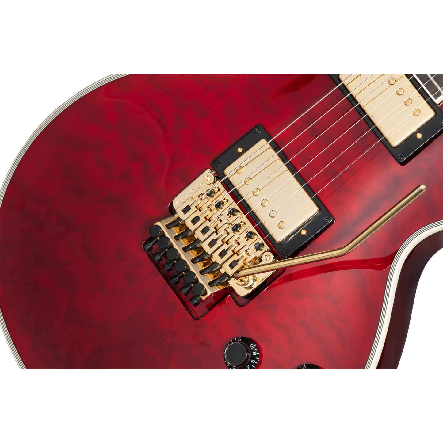 Epiphone Alex Lifeson Les Paul Custom Axcess Electric Guitar - Ruby