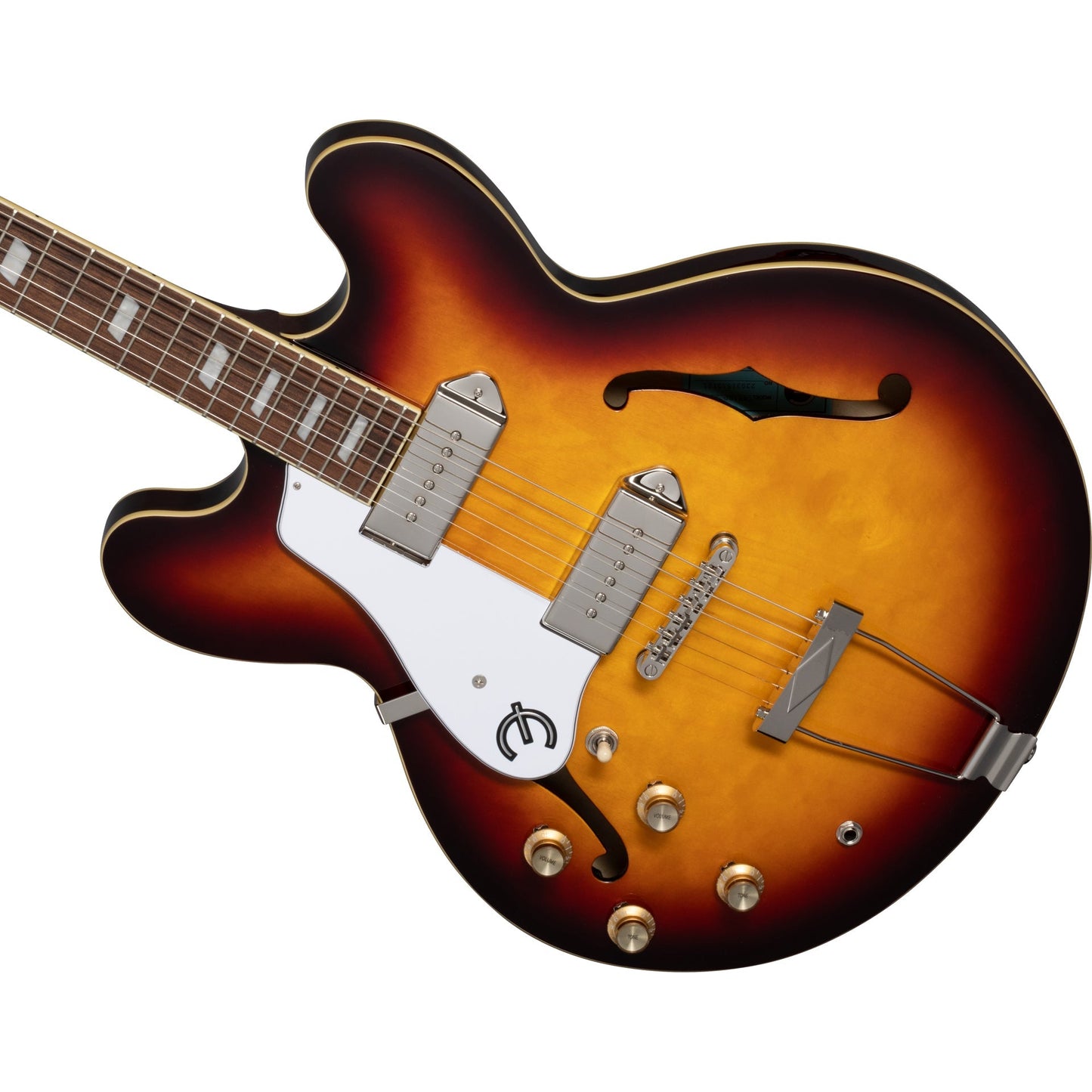 Epiphone Casino Left Handed Hollow Body Electric Guitar - Vintage Sunburst