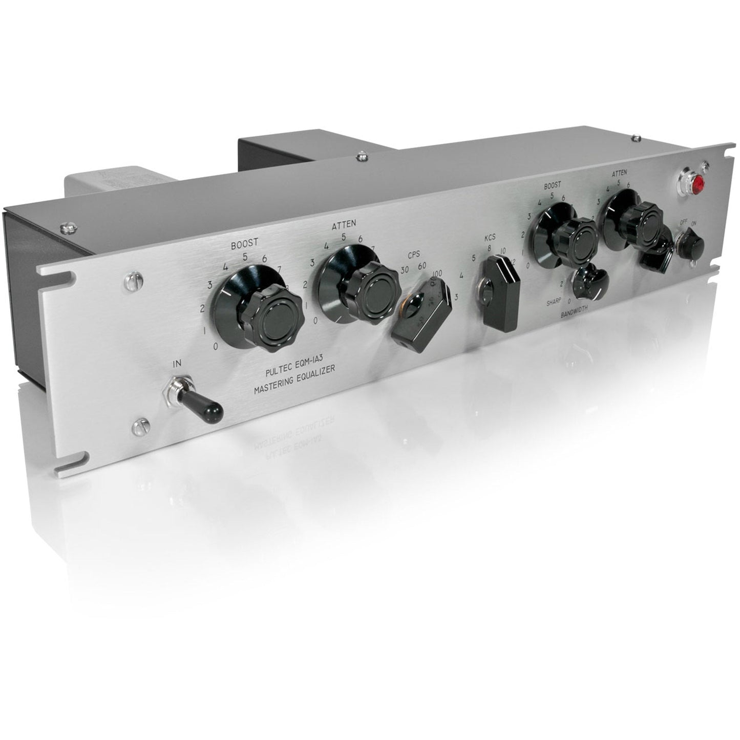 Pultec EQP-1A3-SS Solid State Equalizer with API Gain Stage, Silver Faceplate