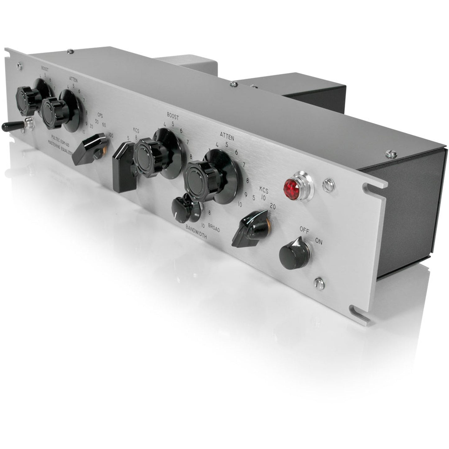 Pultec EQP-1A3-SS Solid State Equalizer with API Gain Stage, Silver Faceplate