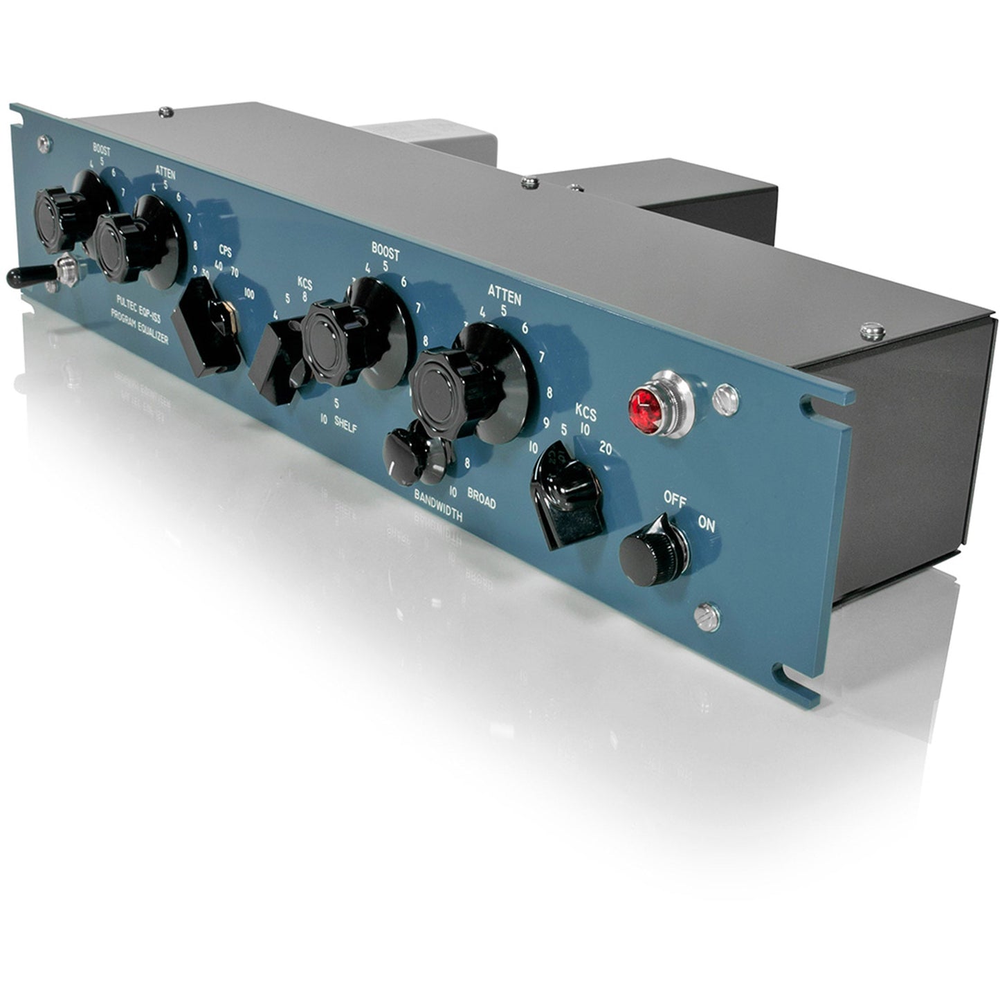 Pultec EQP-1S3-SS Solid State Equalizer 2U with API Gain Stage, Blue Faceplate