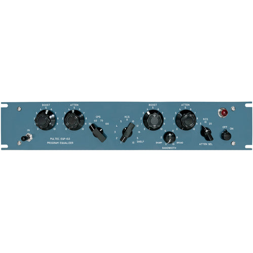 Pultec EQP-1S3-SS Solid State Equalizer 2U with API Gain Stage, Blue Faceplate