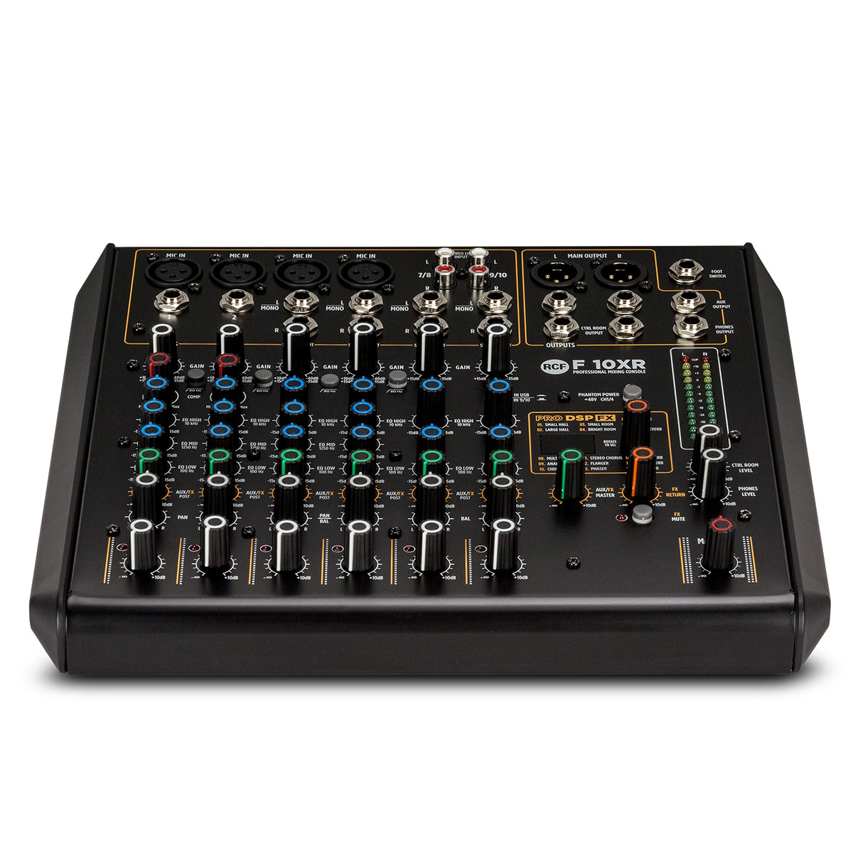 RCF F10-XR 10-Channel Mixer w/ FX and Recording