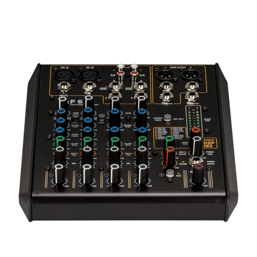 RCF F6-X 6-Channel Mixing Console with Multi-FX