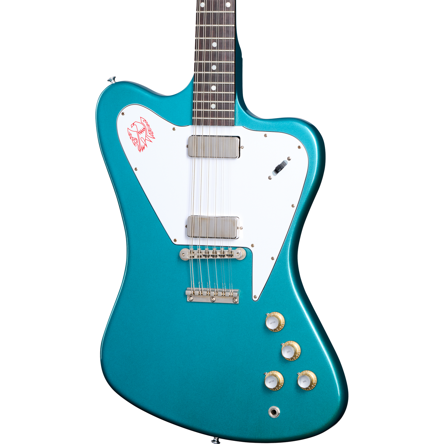 Gibson 1965 Non-Reverse Firebird V 12-String Reissue Electric Guitar - Aqua Mist VOS