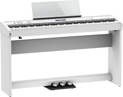 Roland FP-60X-WH Portable Piano w/ Built in Speakers, Bluetooth - White