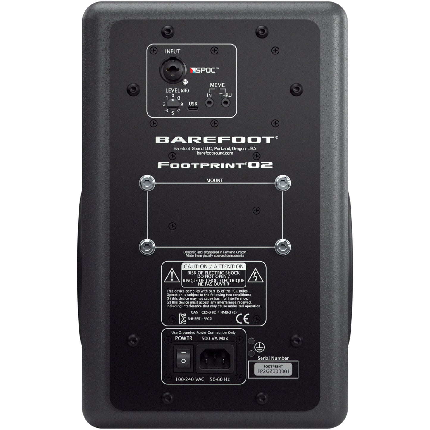 Barefoot Sound Footprint 02 Second Generation