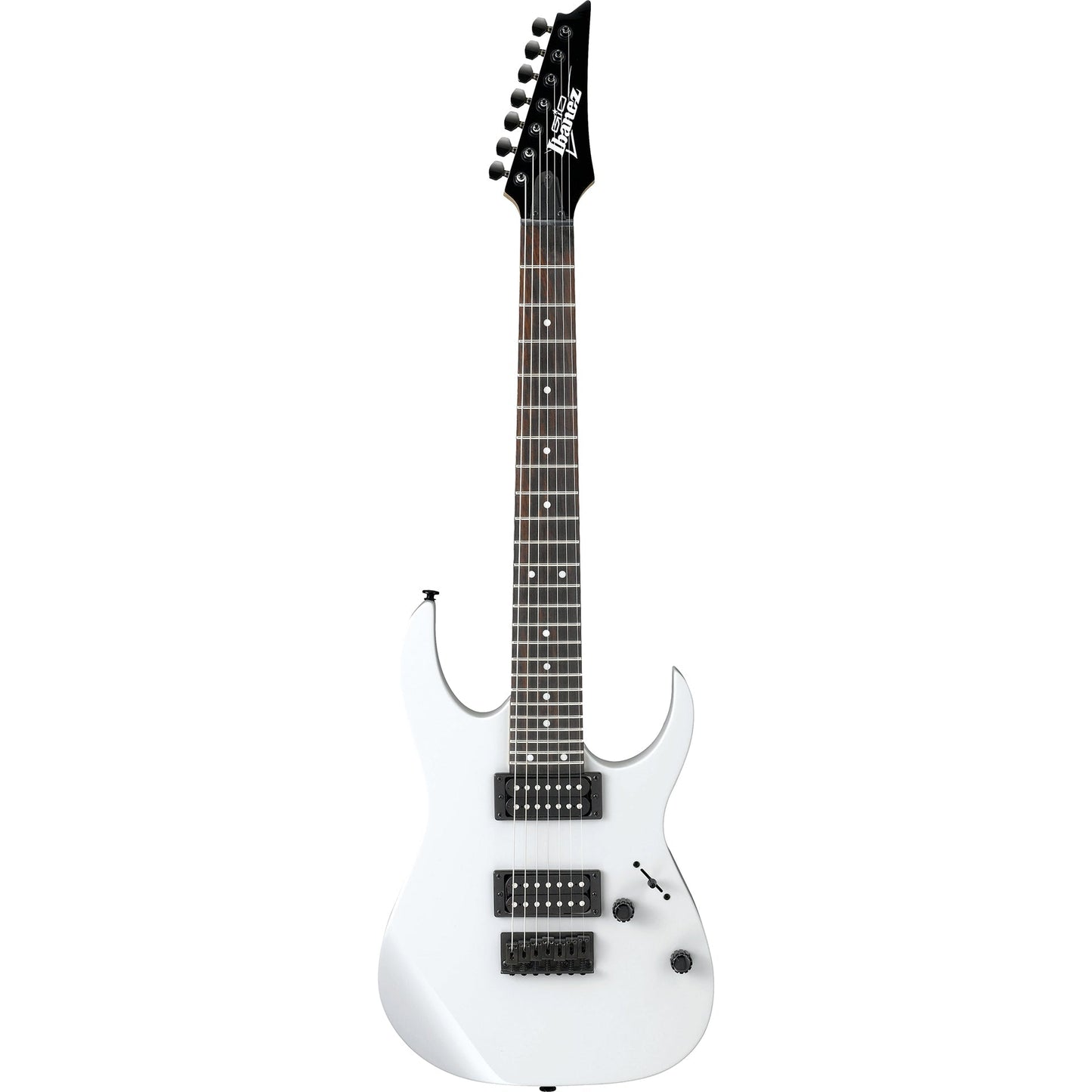 Ibanez GRG7221WH RG Gio 7-String Electric Guitar, White