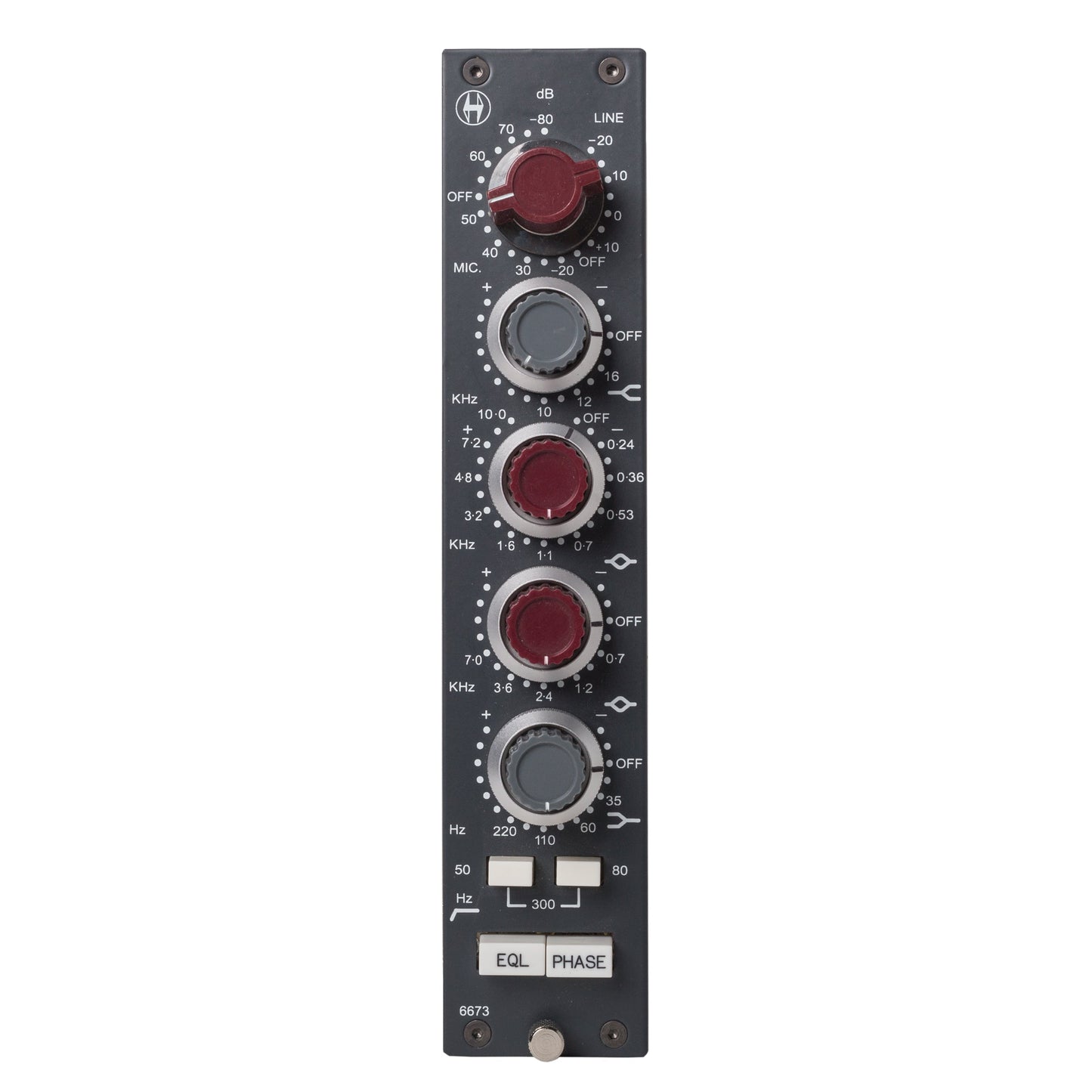 Heritage Audio Custom 6673 Microphone Preamp/EQ - For 1081 Racks