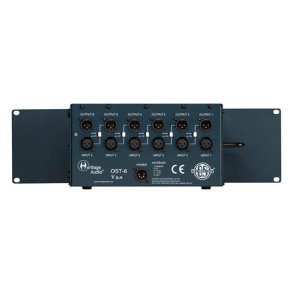 Heritage Audio OST-6 V2.0 - 6 Slot 500 Series Rack