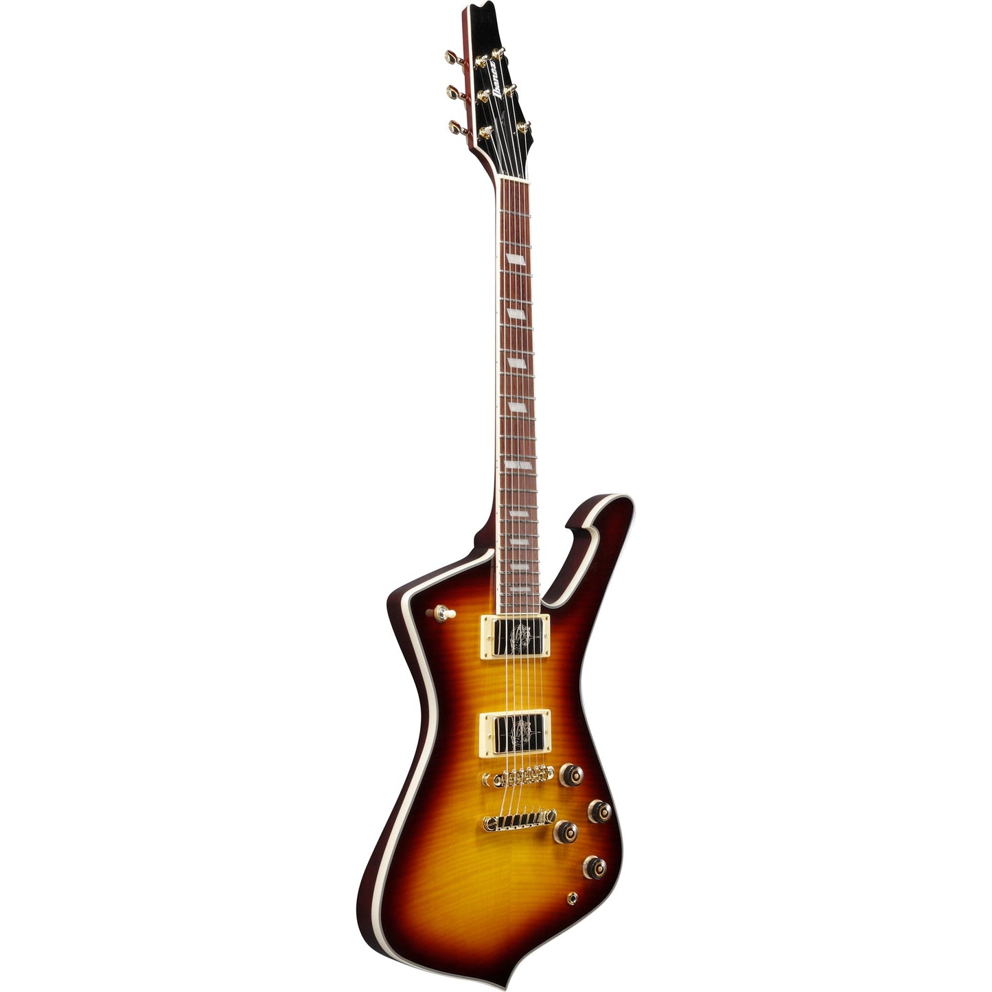 Ibanez IC420FMVLS Iceman 6-String Electric Guitar, Violin Sunburst