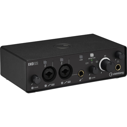 Steinberg IXO22 2 x 2 USB 2.0 Audio Interface with Two Mic Preamps - Black