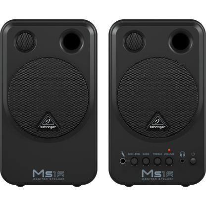Behringer MS16 2-Way Active Nearfield Monitors (Pair)