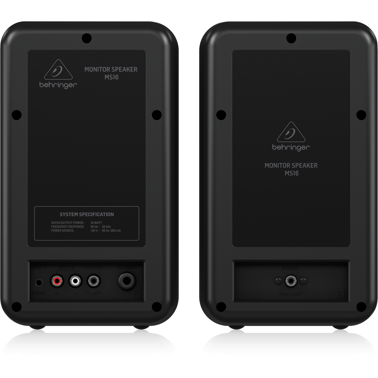 Behringer MS16 2-Way Active Nearfield Monitors (Pair)