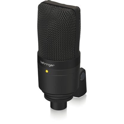 Behringer D3 Podcast Bundle - USB Podcast Microphone with Boom Arm and Pop Filter