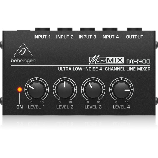 Behringer MX400 Micromix Ultra Low-Noise 4-Channel Line Mixer