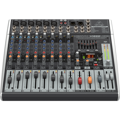 Behringer Xenyx X1222USB 12-Channel 16-Input 2/2-Bus Mixer & USB Interface