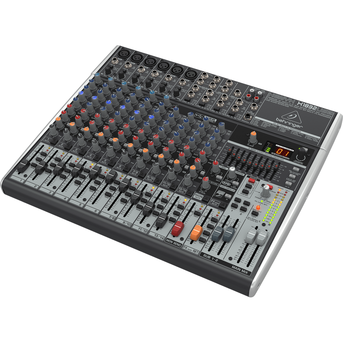 Behringer Xenyx X1832USB Premium 18-Input 3/2-Bus Mixer & USB Audio Interface