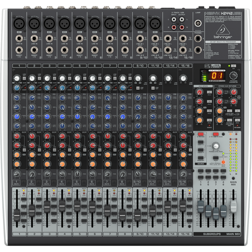 Behringer Xenyx X2442USB Premium 24-Input 4/2-Bus Mixer & USB/Audio Interface