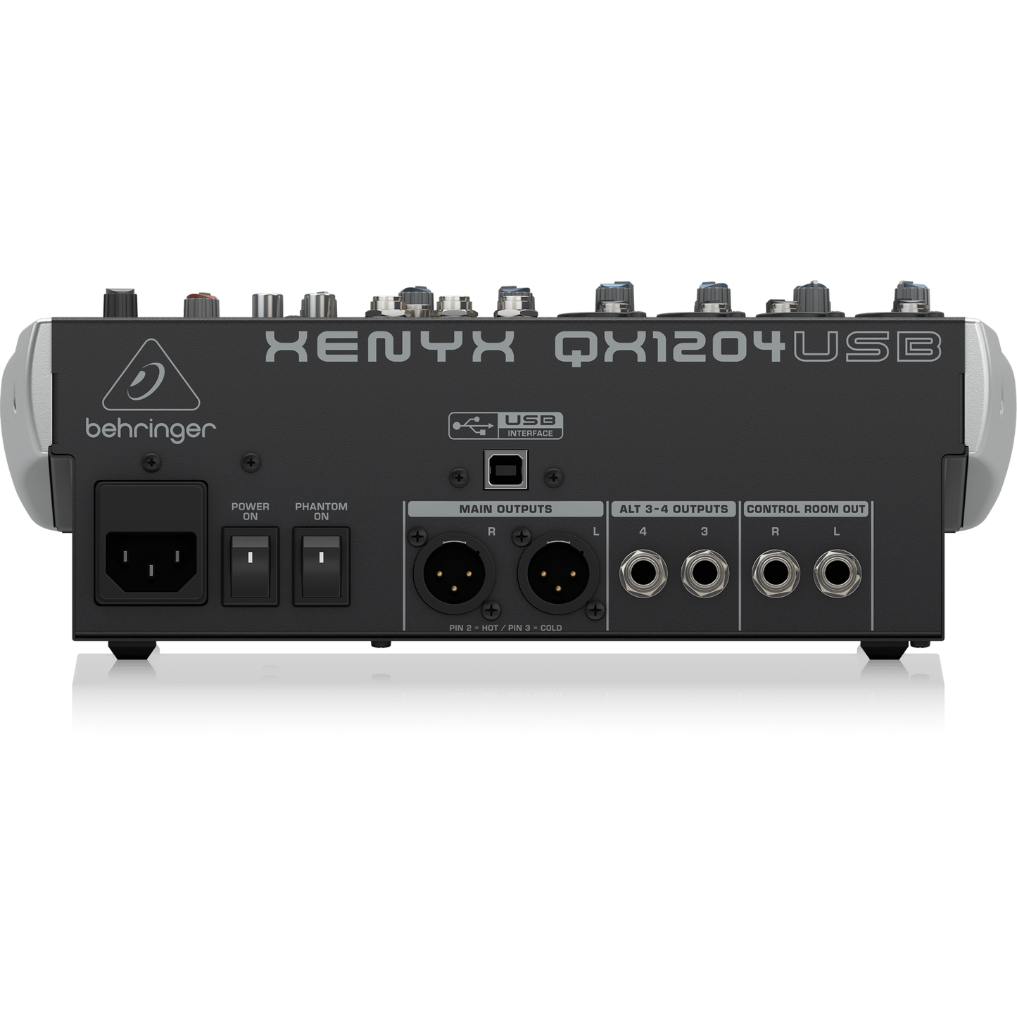 Behringer Xenyx QX1204USB Mixer with USB and Effects