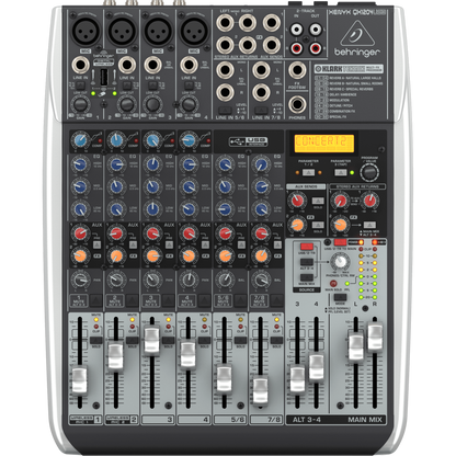 Behringer Xenyx QX1204USB Mixer with USB and Effects