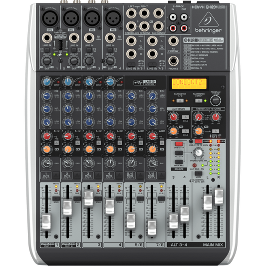 Behringer Xenyx QX1204USB Mixer with USB and Effects