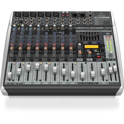 Behringer Xenyx QX1222USB Premium 16-Input Mixer with USB and Effects