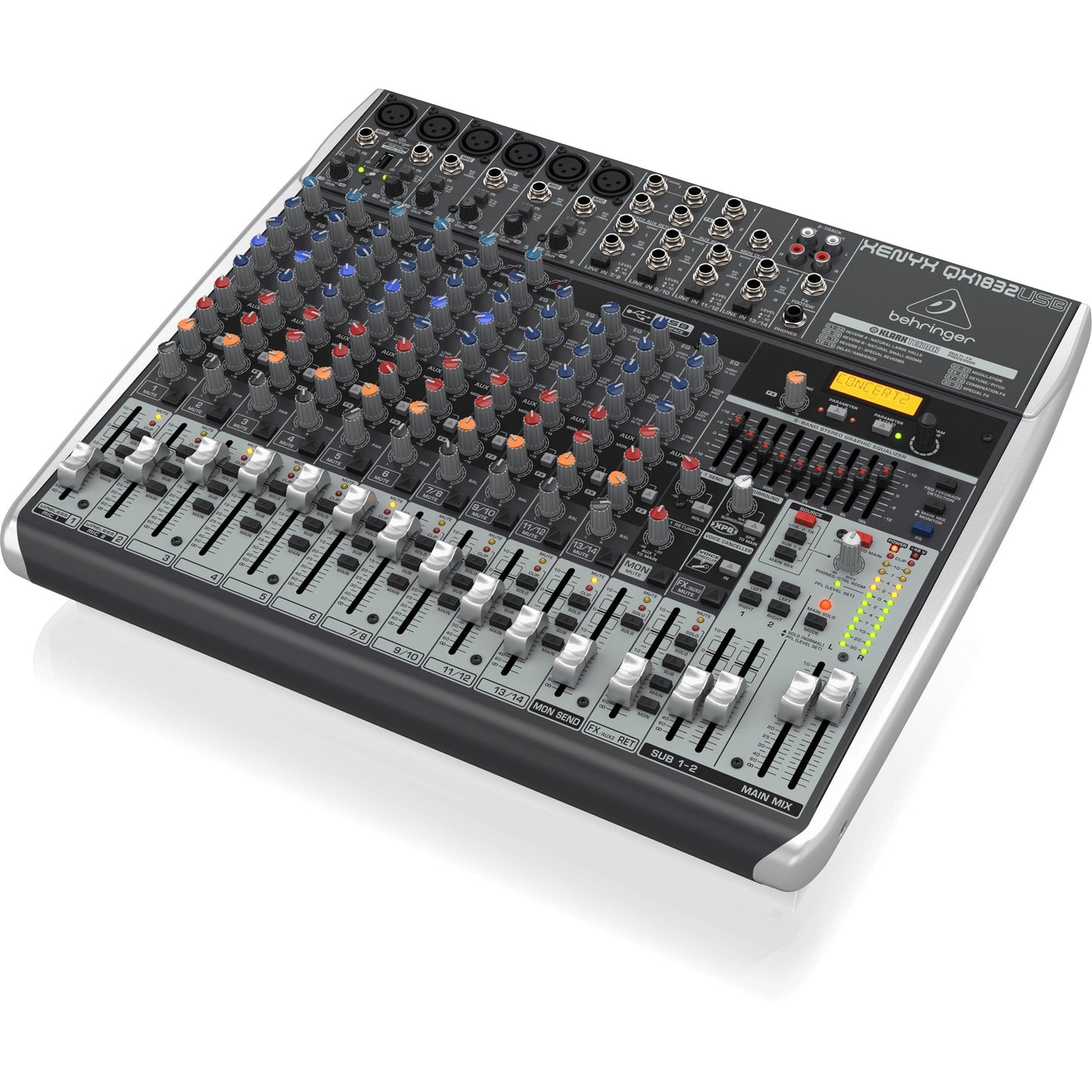 Behringer Xenyx QX1832USB Premium 18-Input Mixer with USB and Effects