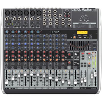 Behringer Xenyx QX1832USB Premium 18-Input Mixer with USB and Effects