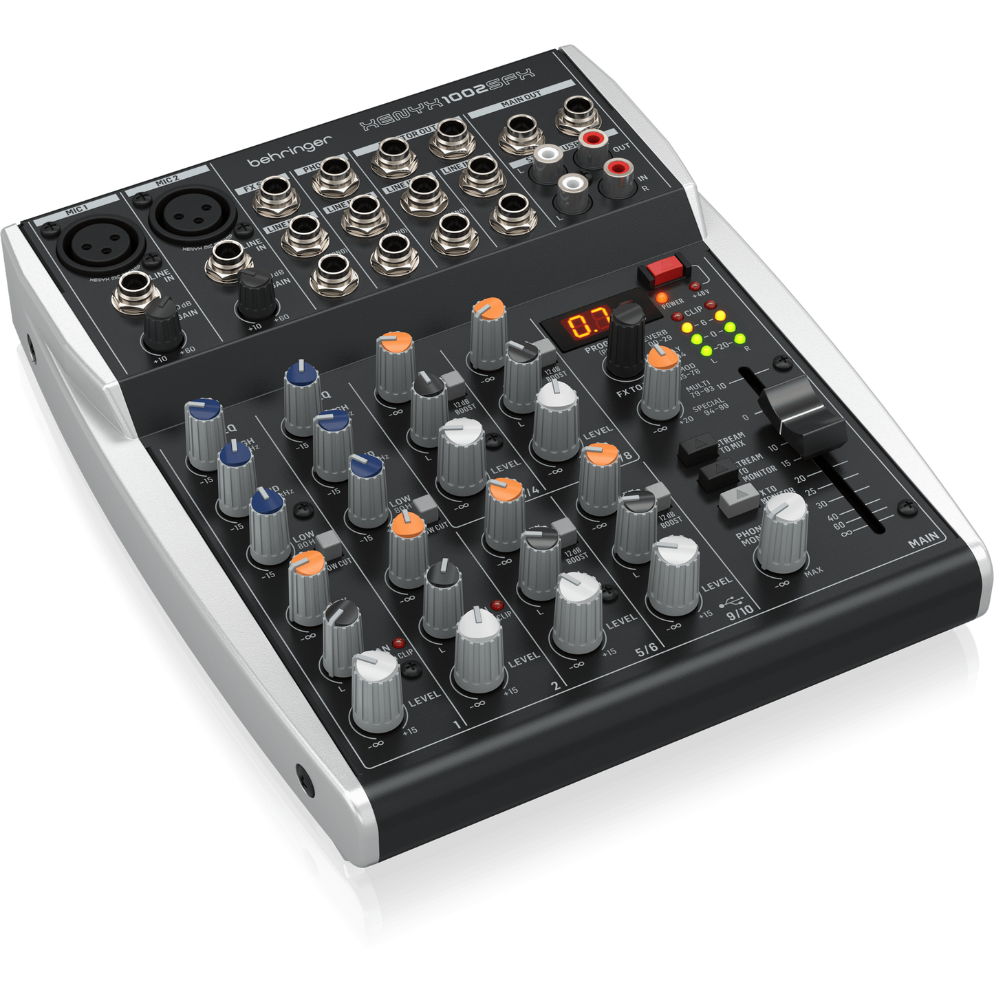 Behringer Xenyx 1002SFX 10-Channel Analog Streaming Mixer