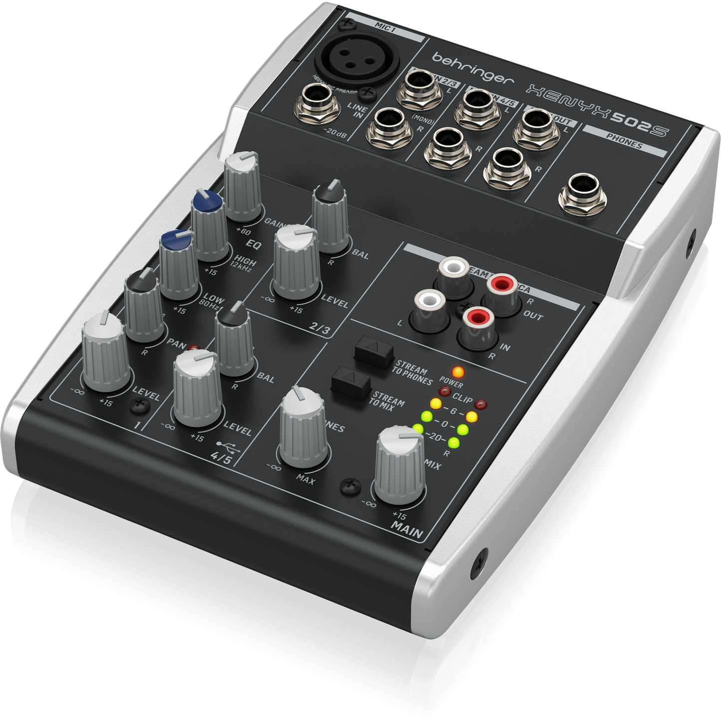Behringer Xenyx 502S 5-Channel Analog Streaming Mixer