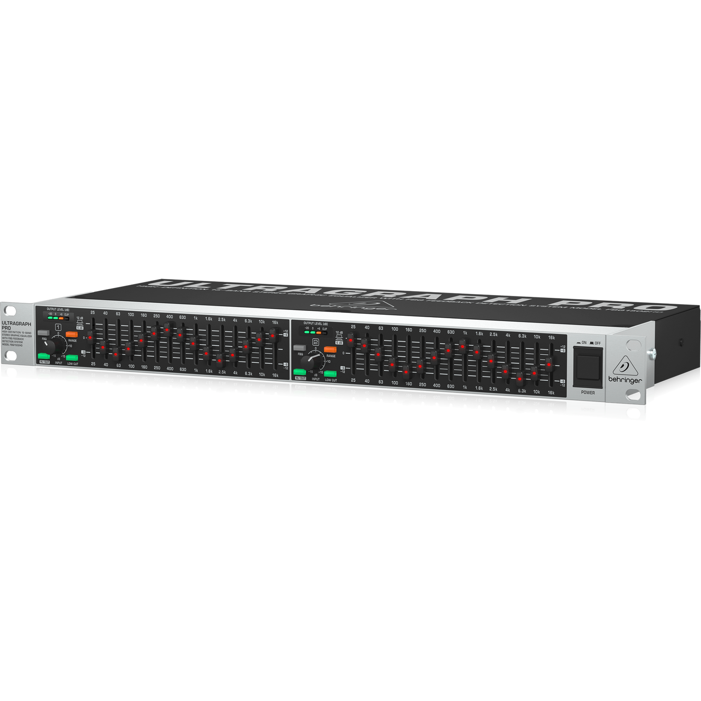 Behringer Ultragraph Pro FBQ1502HD 15-Band Stereo Graphic EQ