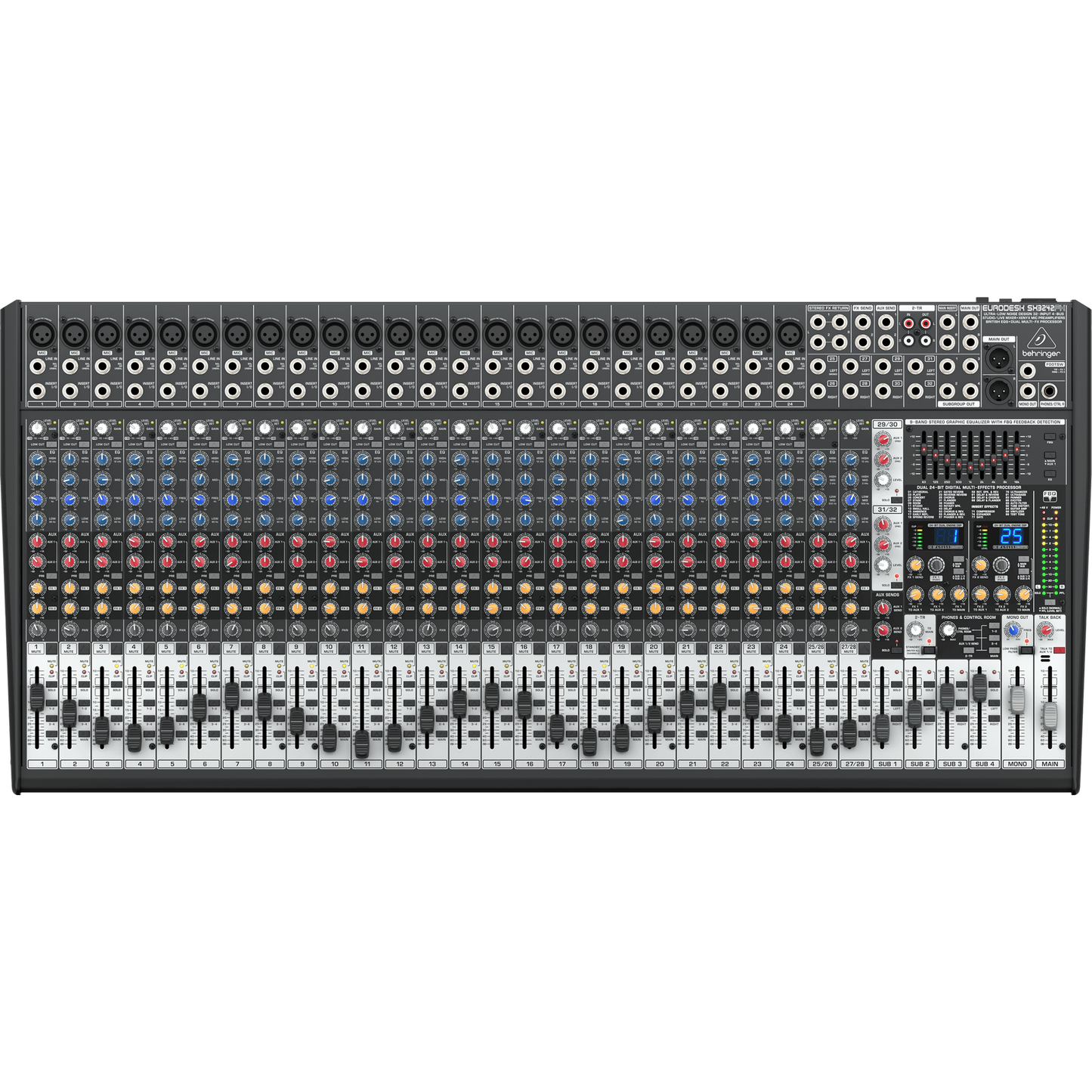 Behringer SX3242FX Eurodesk 32-Input 4-Bus Studio/Live Mixer